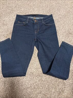 J Brand Deep Indigo Skinny Jeans